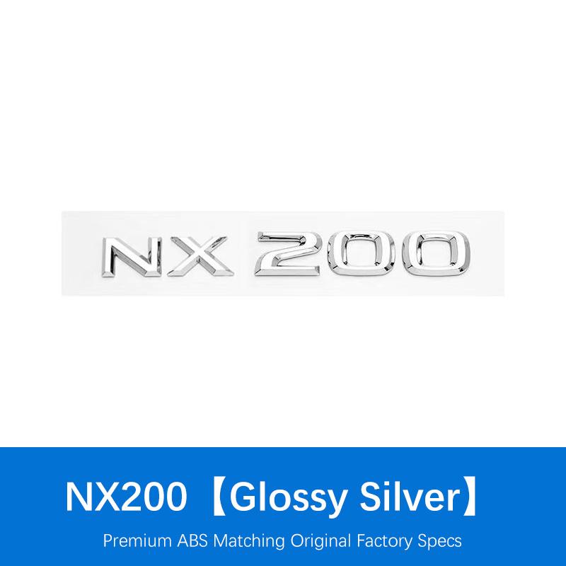 WQB1 Car trunk letter sticker Accessory For Lexus IS250 ES200 ES240 ES250 ES300 ES350 IS200 IS300 NX200t NX300 RX270 RX300 RX350