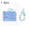 1/2Pcs 26 Key Press Button Stress Relief Toy Cute Portable Decompression Fidget Gadget Lightweight Bag Ornament for Outdoor Use