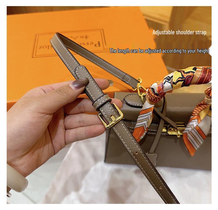 Women's Retro Crossbody Handbag with Versatile Scarf Style