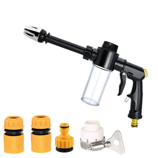 Garden Hose Nozzle with Foam Cannon 3 Spray Modes High-Pressure Hose