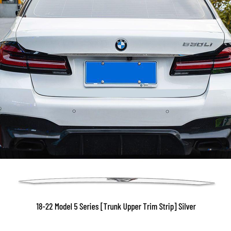 Rear Bumper & Trunk Decorative Trim for 2018-2023 BMW 5 Series 525li