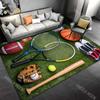 Verschiedene Sportgeräte Display Druck Teppich Teppich für Wohnzimmer Schlafzimmer Sofa Fußmatte Heimdekoration Rutschfeste Bodenmatte