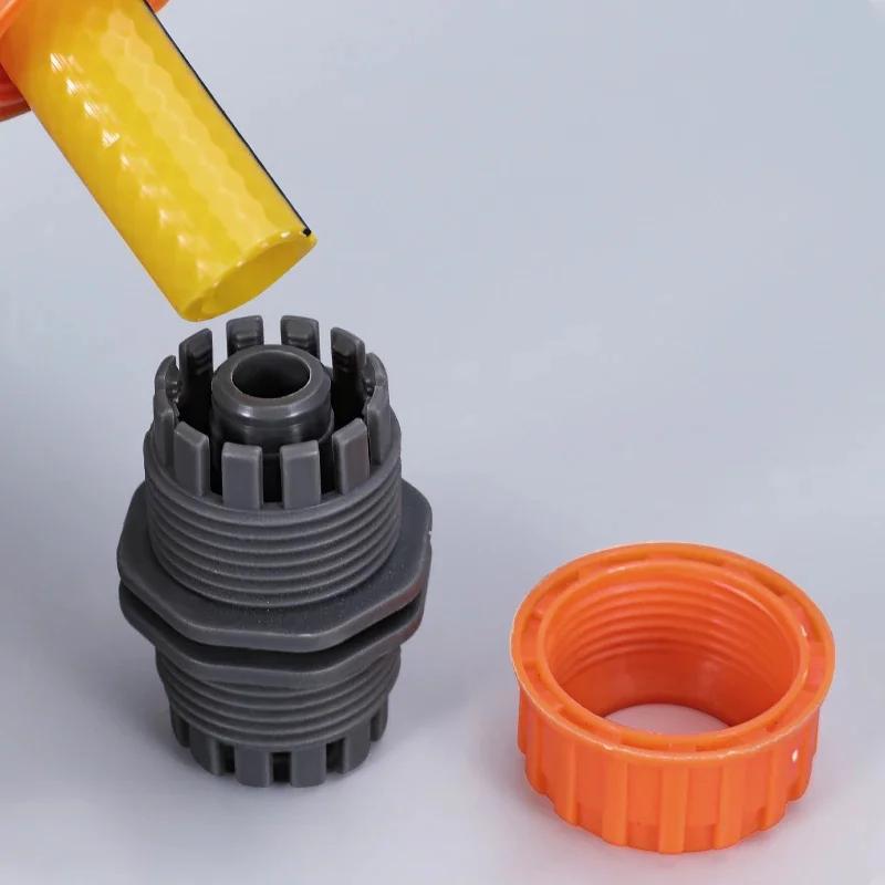 1 buc Furtun de udare grădină Conector rapid din plastic 1/2" 3/4'' 1 Adaptor dublu cuplaj tată Set prelungitor pentru conductă