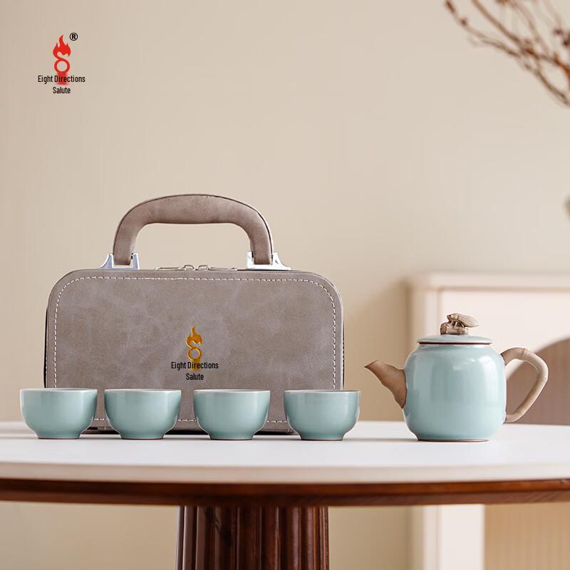 Bafang Li  Auspicious Start  5-Piece Ceramic Tea Set