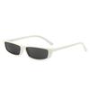 Vintage Small Rectangle Sunglasses Women Men Black White Brand Designer Sun Glasses Uv400 Shade Outdoor Sunglasses