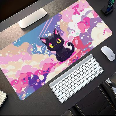 Cloud Cat Mouse Pad Mousepad Large Abstract Mouse Pad Gaming Deskmat With Lockedge Office Nonslip Carpet Deskmat