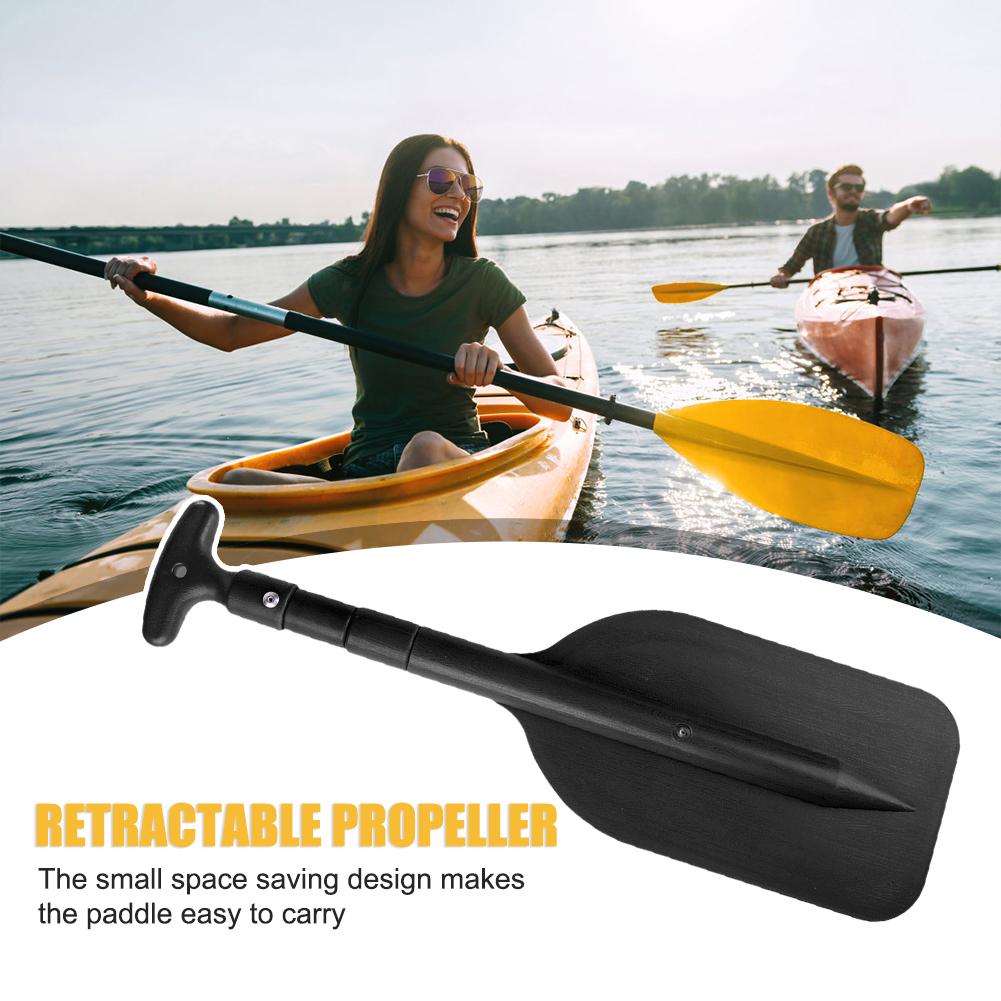 Inflatable Boat Paddle Raft Shaft Retractable Paddle Oar Portable Telescope Rafting Boating  with Handle Accessory