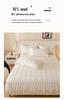 Princess Style Wool Lace Bed Skirt Cover - Non-Slip All-Season Thickened Mattress Protector for Single Beds