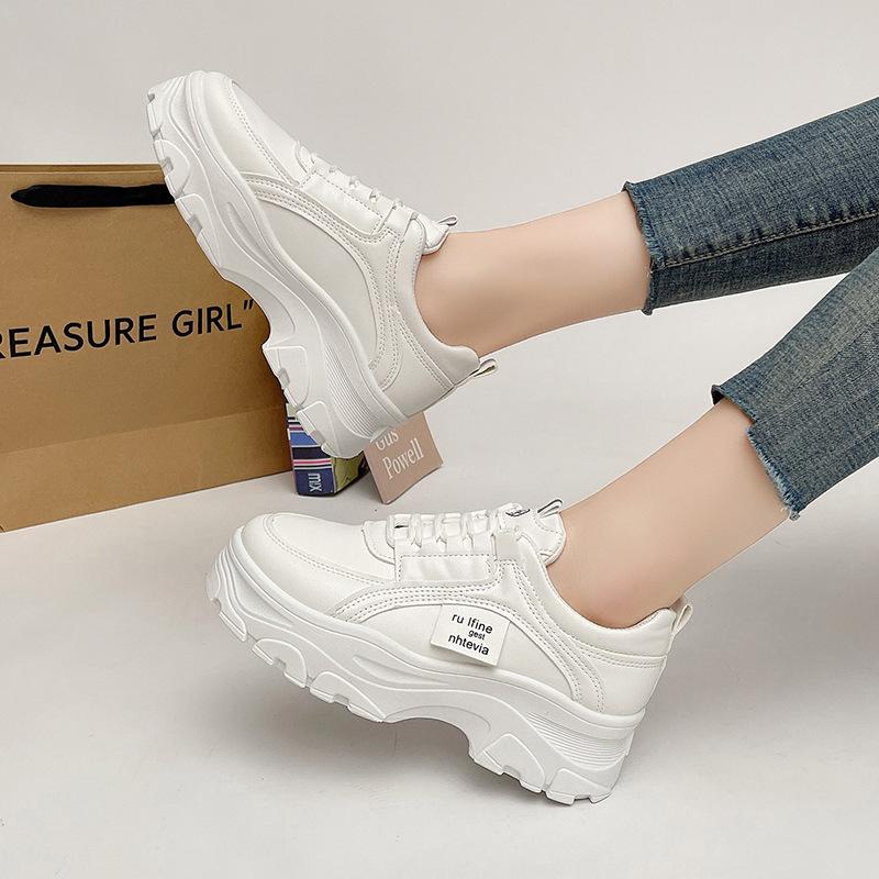 Thick-soled heightening dad shoes 22 spring and autumn new ins tide leisure sports 35