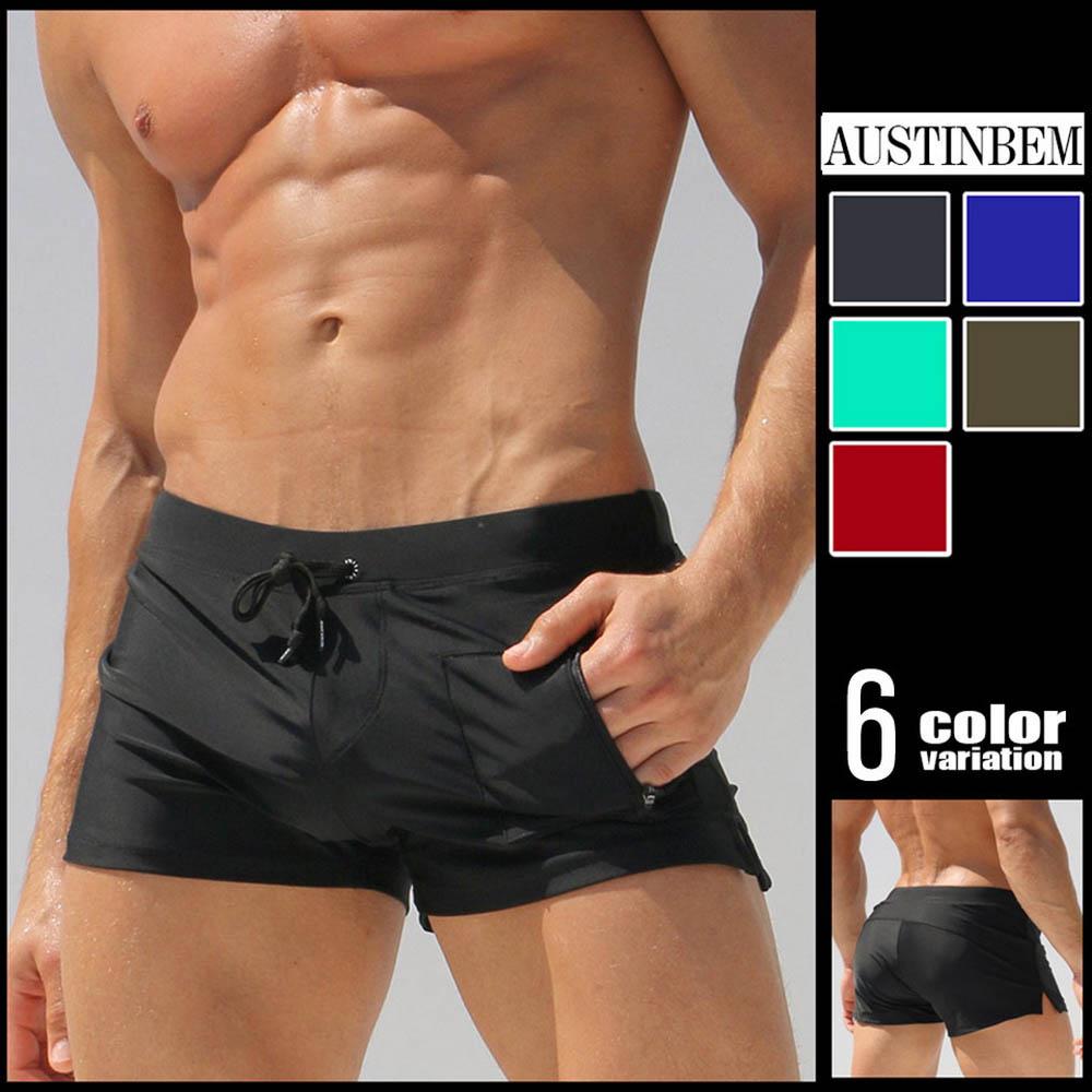 

Сексуальные мужские купальники Серфинг Доска Пляж Купальники Плавки Боксер Гей Сумка Шорты