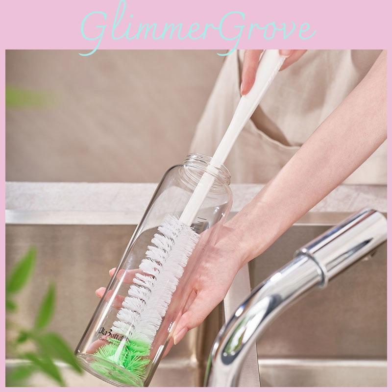Long Handle Nylon Bottle Brush For Cleaning Glass Cups And Water Bottles