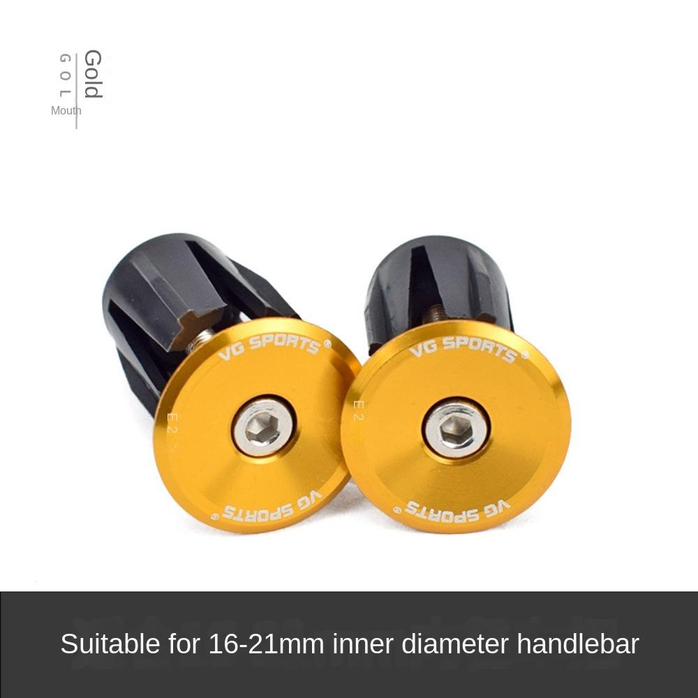 1 Pair of MTB Bicycle Handlebar Plugs Aluminum Zinc Zinc Alloy Handle Bar End Cap Road Mountain Bike