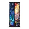 Beautiful Sun Moon Glass Phone Case For Oppo Reno 13 12 11 10 7 F Find X5 X6 A98 A80 A79 A78 A57 A54 A31 A17 Pro Soft TPU Cover