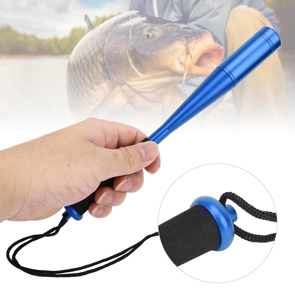 Aluminum Alloy Fishing Hammer Knock Tool Fishing Bat with Soft Handle for Fish Stick