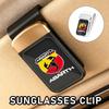 Car Sun Visor Glasses Holder Card Ticket Stainless Storage Clip For Abarth FIAT 500 FR Stilo Doblo Tipo Lancia Musa Grande