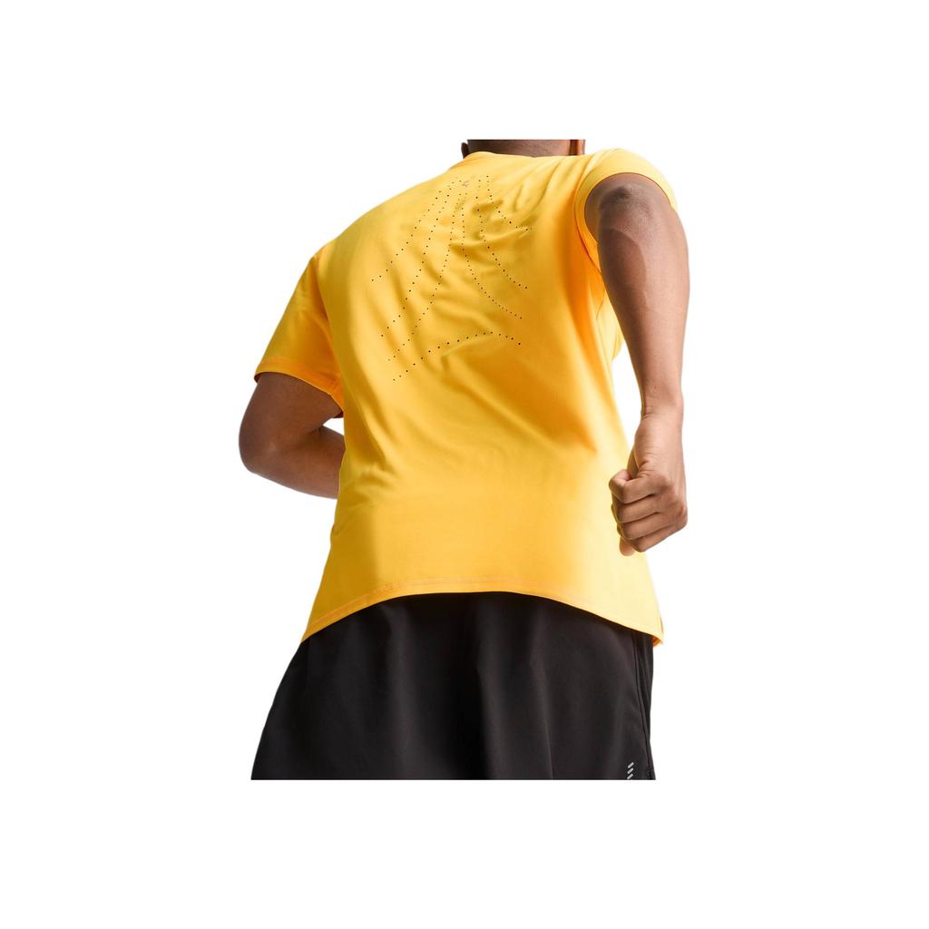 Puma Summer Pack MX SS24 Run Favorite Logo Running Short Sleeve T-Shirt Men Tops Dark-Yellow 524989-38