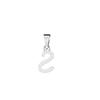 Charming Alphabet Elegant Pendant Initial Letter S Simple Exquisite Love Heart Necklace Fashion DIY