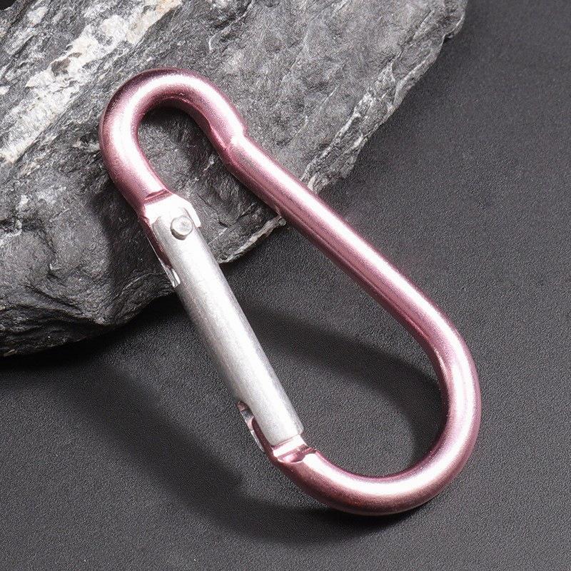 Gourd-Shaped No. 5 Carabiner: Snap Hook Bag Buckle with LED Light - Aluminum Alloy Kettle Clip for Climbing