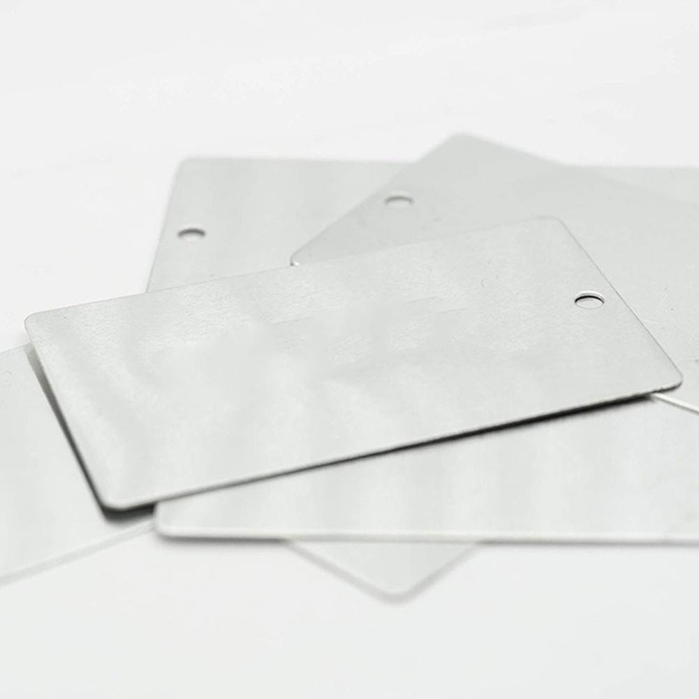 3.15*1.8inch Plant Labels 50 Pcs Aluminum Minimalist