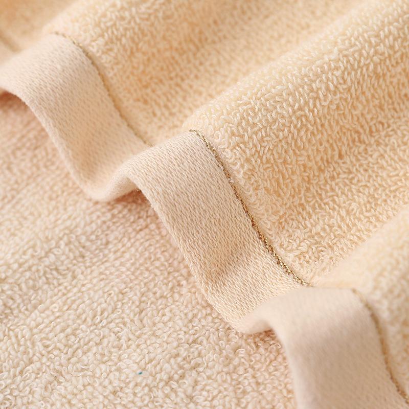Thickened Cotton Towel with Strong Water Absorption Universal Towel for Adults and Children Solid ColorSkin Friendly Towel