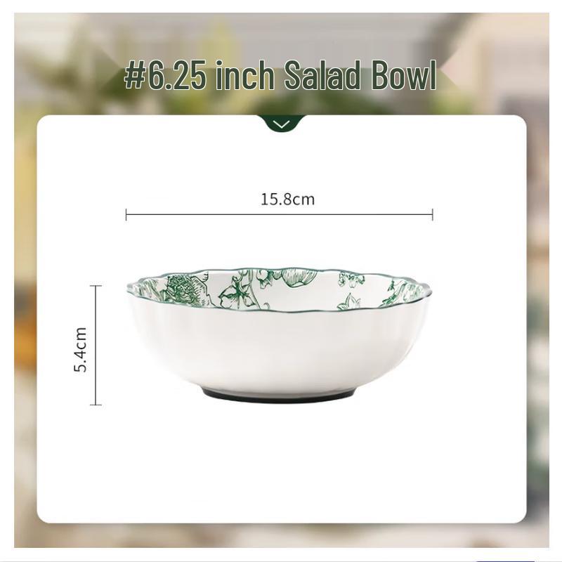 Керамический набор салатниц  Розовый сад