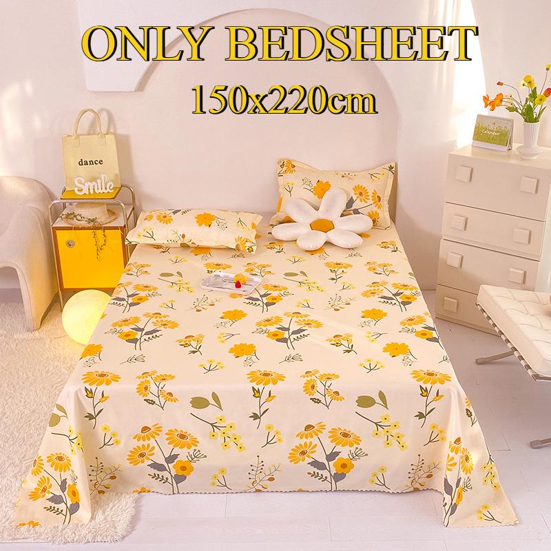 Bettlaken Hautfreundlich Gebürstet Verdickt Doppel Einzelbett Mehrspezifikationslaken für Alle Jahreszeiten