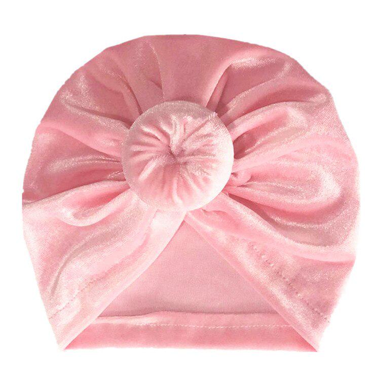 Winter Cap For Baby Girl In Turkish Design Golden Color Size 6 Months to 5 Years