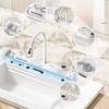 Nano Multifunctional Kitchen Sink Large Single Slot Integrated Digital Display Waterfall Faucet Soap Dispenser Cup Washer Pure