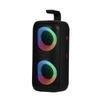 A85 RGB light portable speaker outdoor portable card speaker double horn square dance radio