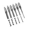 6Pcs SquaRe Hole Saw Auger Drill Bit Mortising Chisel Woodworking Tool
