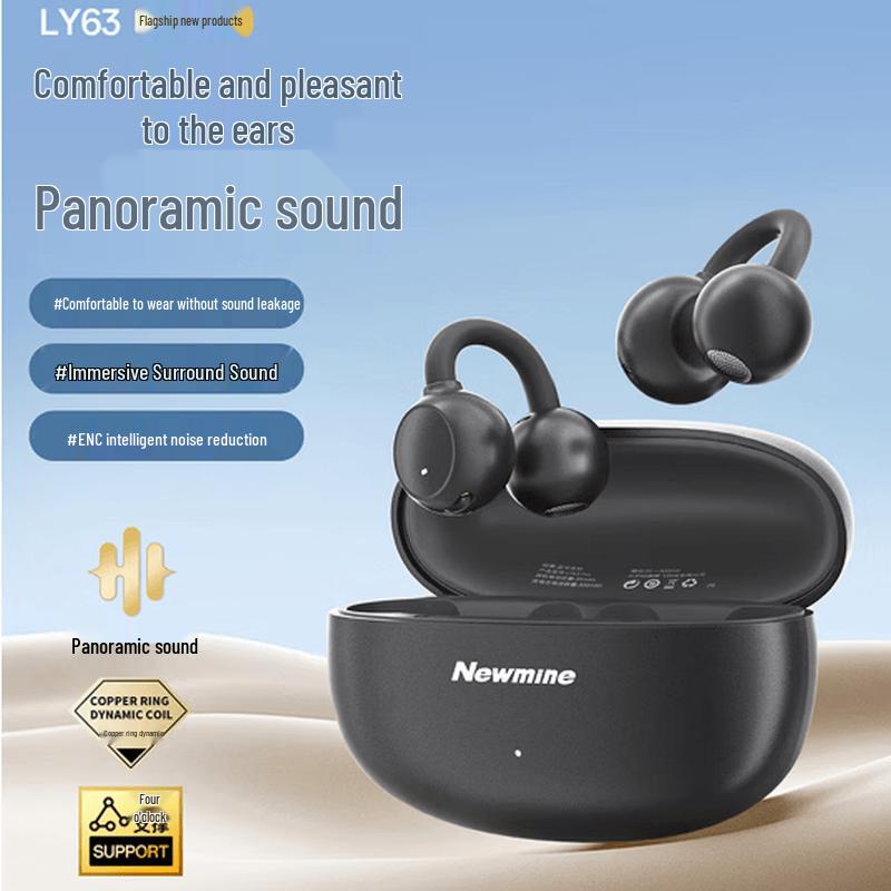 Écouteurs Bluetooth à clip d'oreille Newsmy LY63Pro