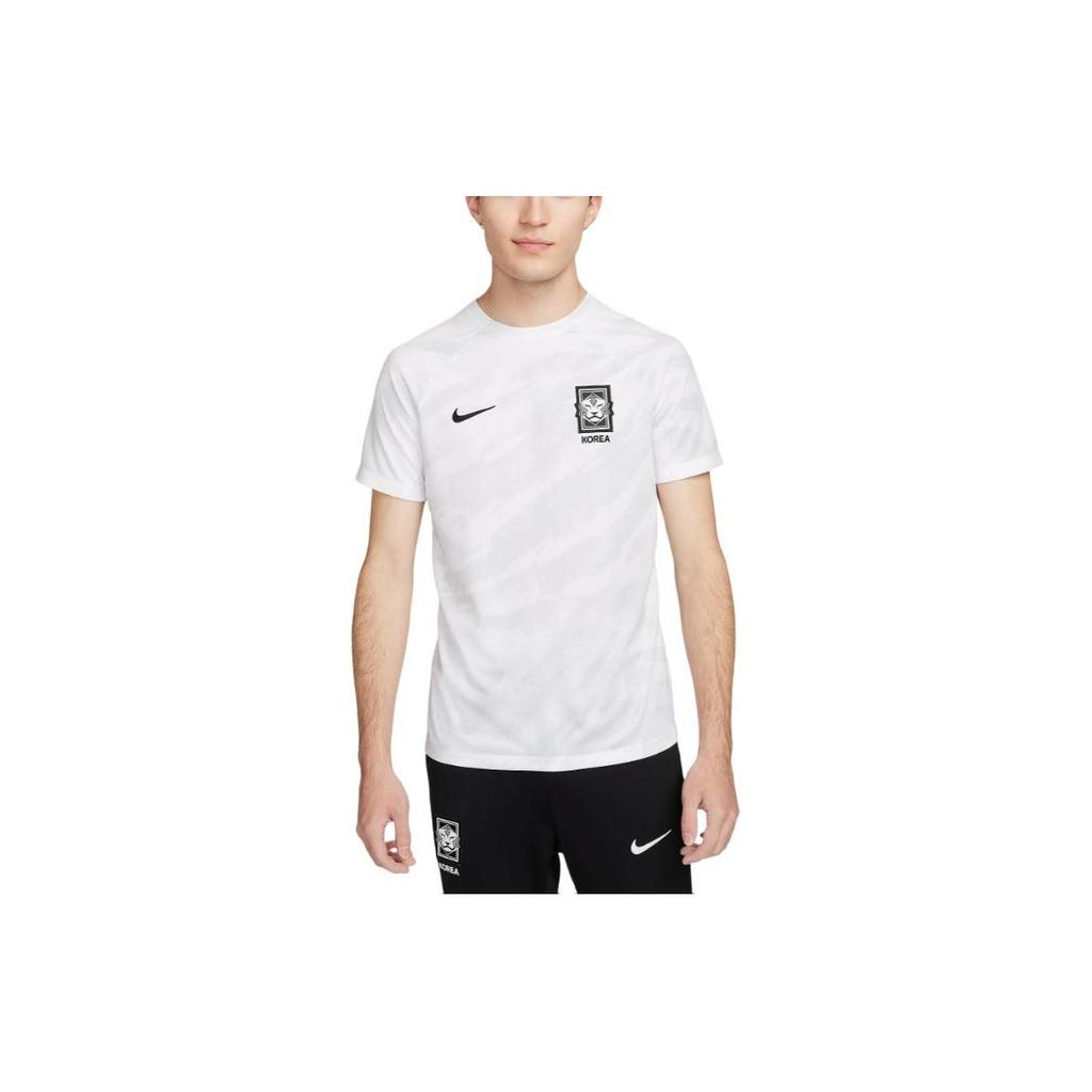 Nike Logo Print Loose Round Neck Short Sleeve T-Shirt Men Tops White DH5743-100