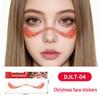 Christmas Tattoo Stickers: Easy-to-Remove Temporary Makeup Tattoos with Tree, Reindeer, and Snowflake Designs.