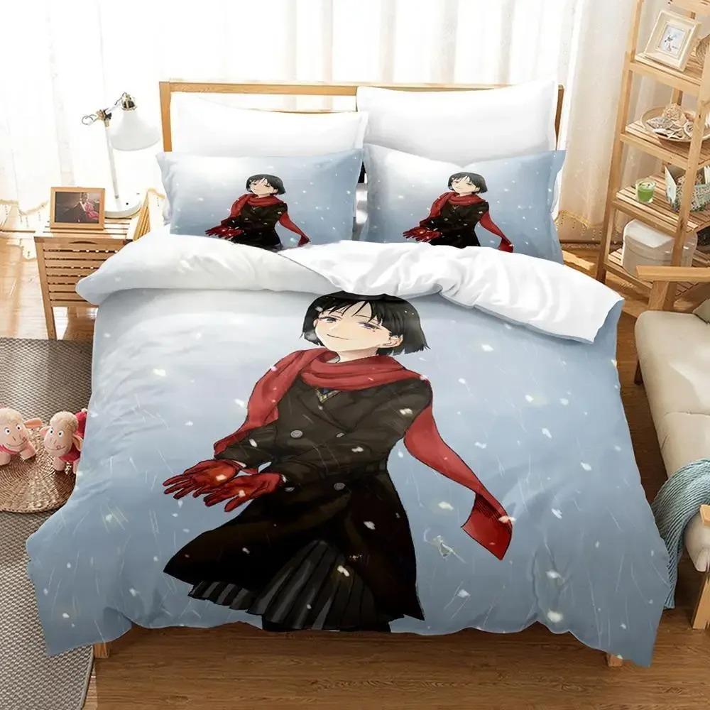 

Комплект постельного белья Anime Paprika Single Twin Full Queen King Size Bed Set Adult Kids Bedroom Duvet cover Sets Anime Bed Sheet Set 70x133cm 2pcs