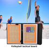 Tablă de antrenament pliabilă pentru volei, cu stilou, ușoară, portabilă, pentru ștergere uscată, instrument pentru tablă de predare
