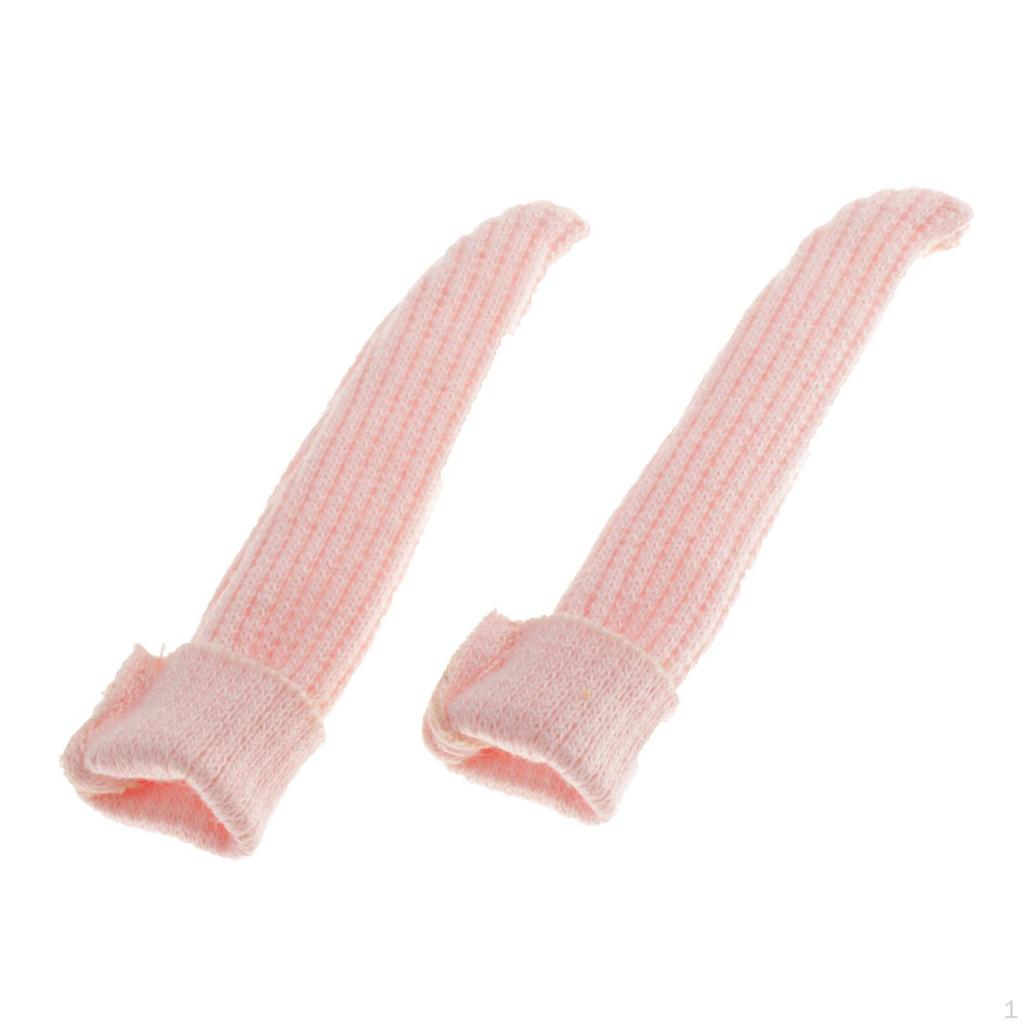 1/6 Girl Doll Long Socks Knitting Stocking Elastic and Cute for 30cm Girls