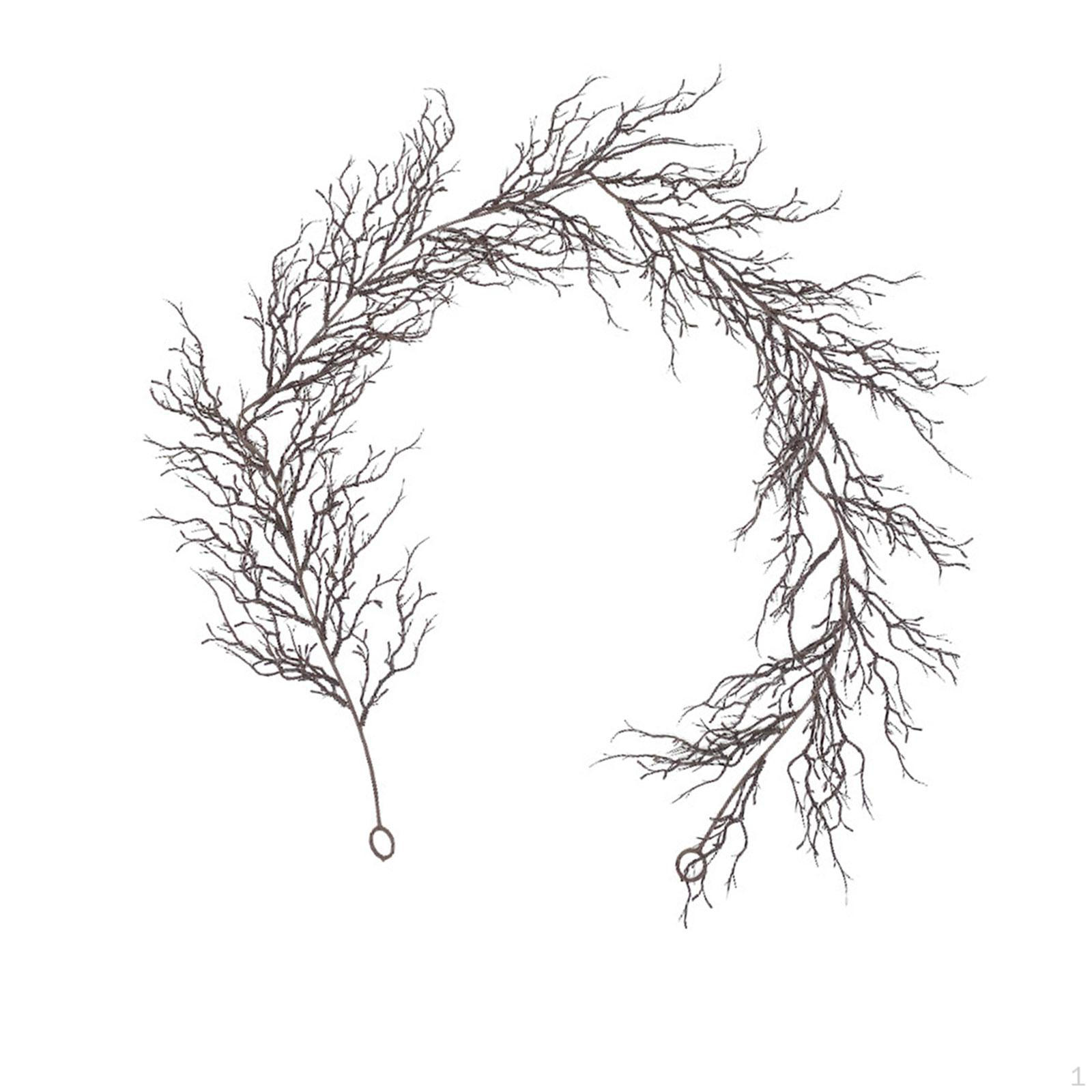 Halloween Branch Garland Artificial Decoration Tree Branches for Fall Backdrop Style B
