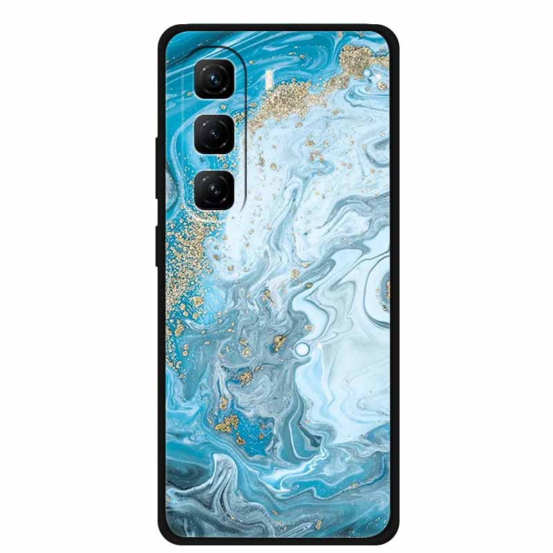 

Для Infinix Для Infinix Hot 60 Pro Мінімалістичний Технологічний Стиль Чорний М який Силіконовий Чохол-Бампер Захисний Ударостійкий Fundas For Hot 60 Pro