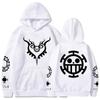 Trafalgar D Water Law Hoodie With Polyester Fabric For Adult Anime Fans