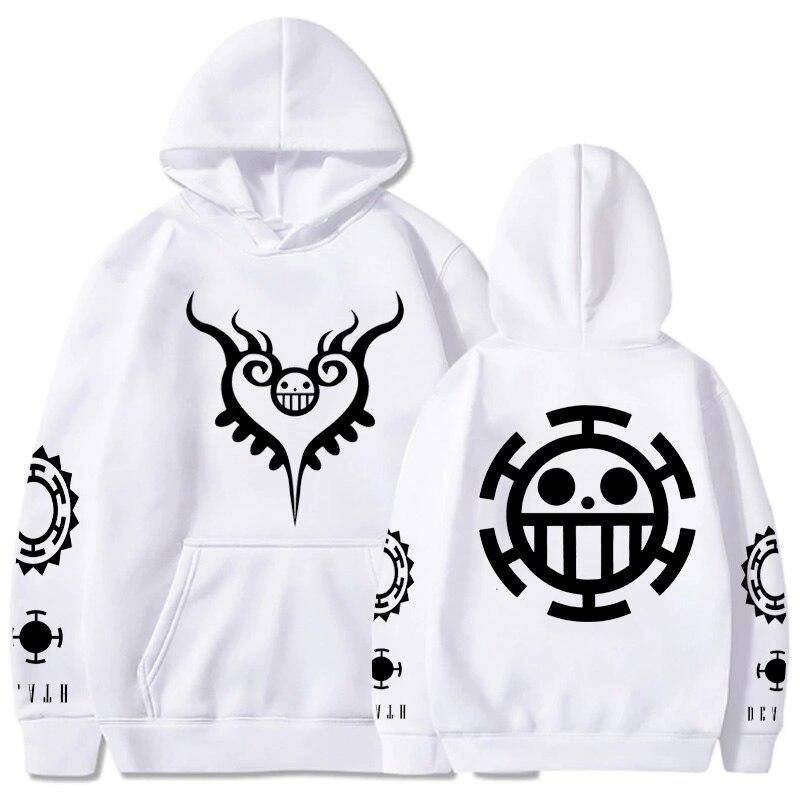 Trafalgar D Water Law Hoodie With Polyester Fabric For Adult Anime Fans