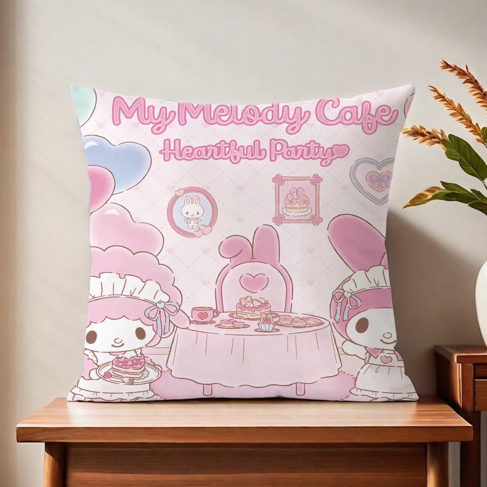 My cute Mmelodyy cushion cover For Pillow Printing Sofa Decoration Home Car Room Coffee Shop Office Nordic Simplicity