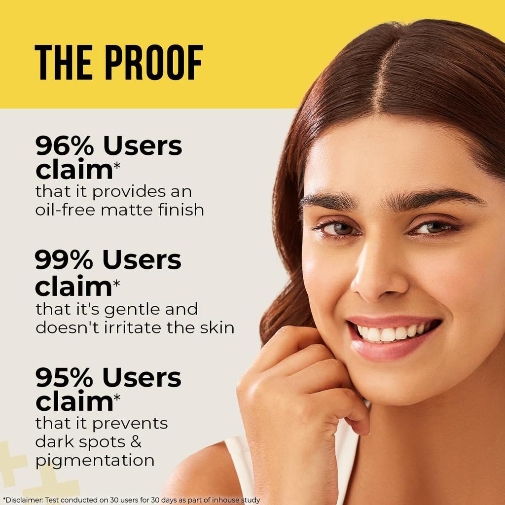Dr. Sheth's Kesar & Kojic Acid Oil-Free Sunscreen SPF 50+ PA++++ 50 G Pack for Oily Skin Protection