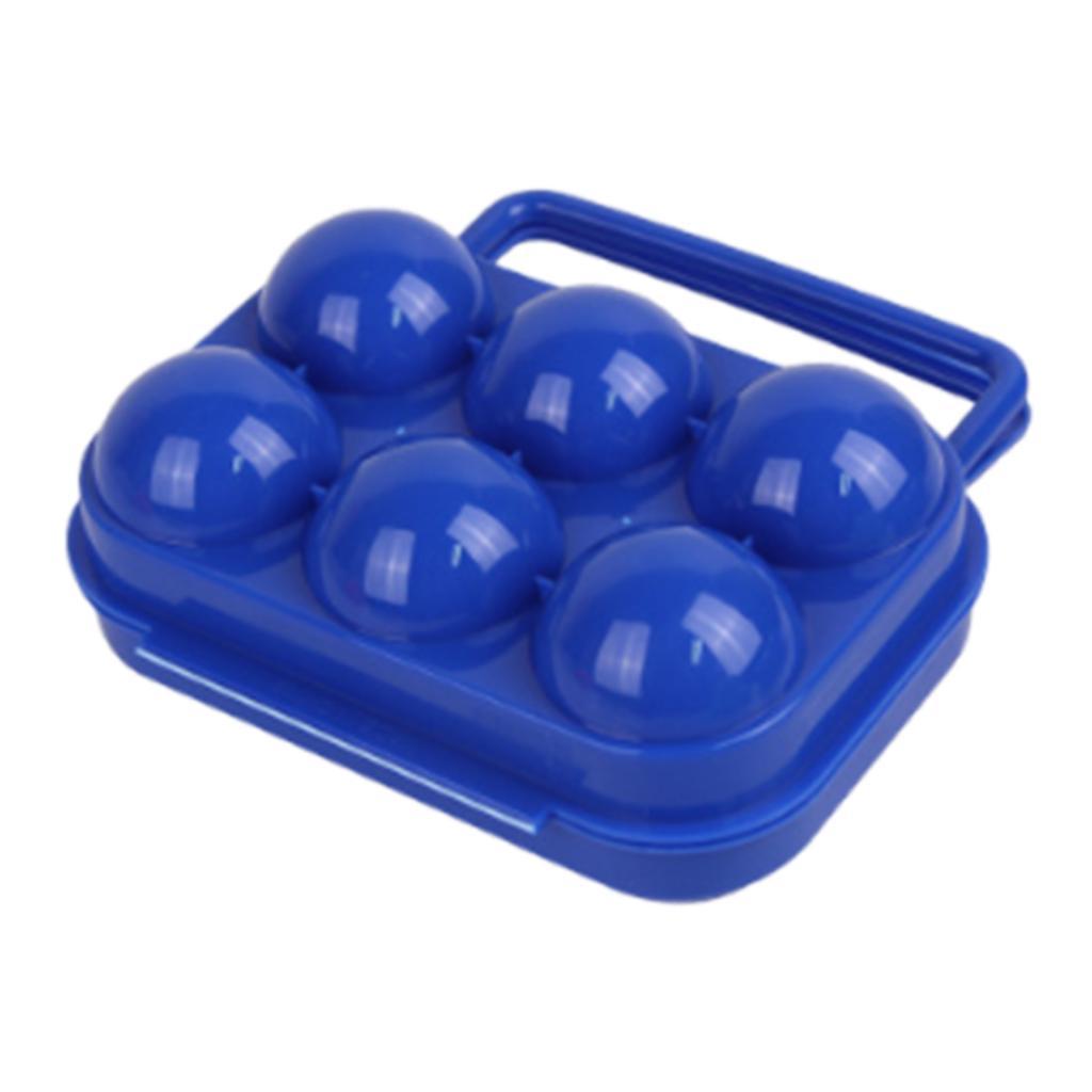 Camping Egg Organizer Portable PP Material Egg Tray Carrier Storage Crate for Home Picnic and Travel