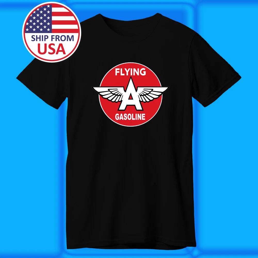 Flying A Gasoline Oil Men s Black Size S-5XL M