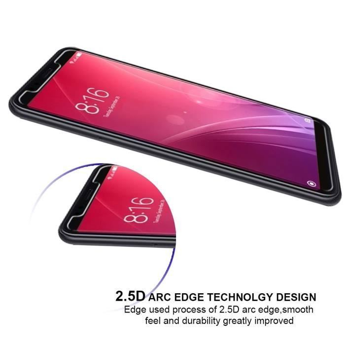Xiaomi REDMI 5 PLUS Tempered Glass - [Pack 2] Ultra Resistant Screen Protector Glass Film [Phonillico®]