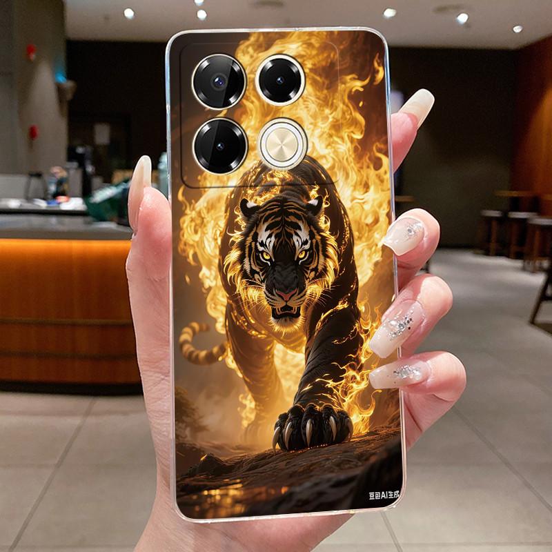 Soft Silicone Phone Case For infinix Note 40 Pro 4G 5G Note40 Pro+ 40S Funda Luxury Dragon Cute Cool Boys Girls Clear Back Cover