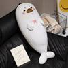 Soft Seal Throw Pillow Plush Toy Doll Aquarium Seal Doll Schoolgirl Sleeping Soothing Doll