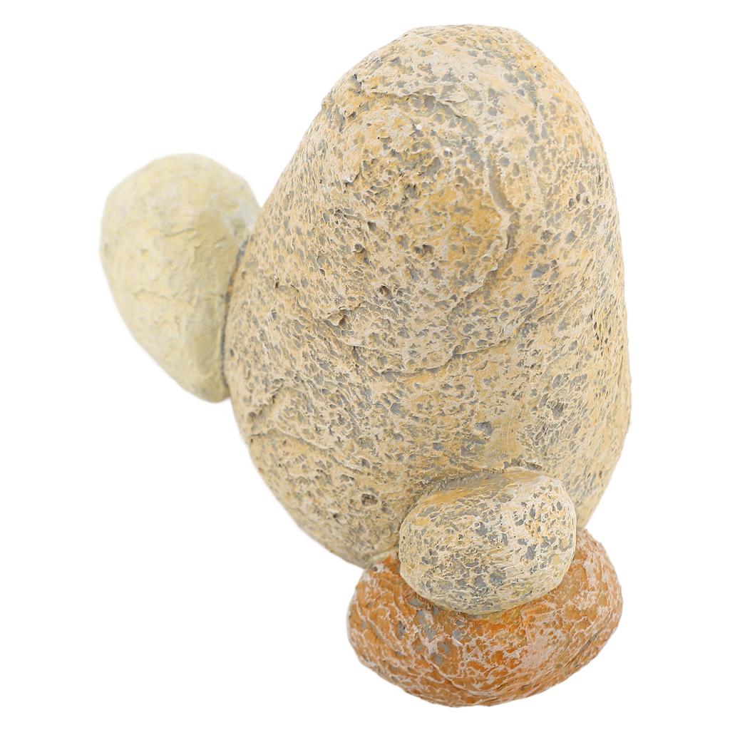 Fake Rock Key Box Simulation Decorative Resin Outdoor Stone Ornament Key Box for Garden Yard