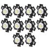 10Pcs Ultra Bright LED Chip 3V DIY Light Beads for Ceiling Light Downlight Flashlight Table Lamp