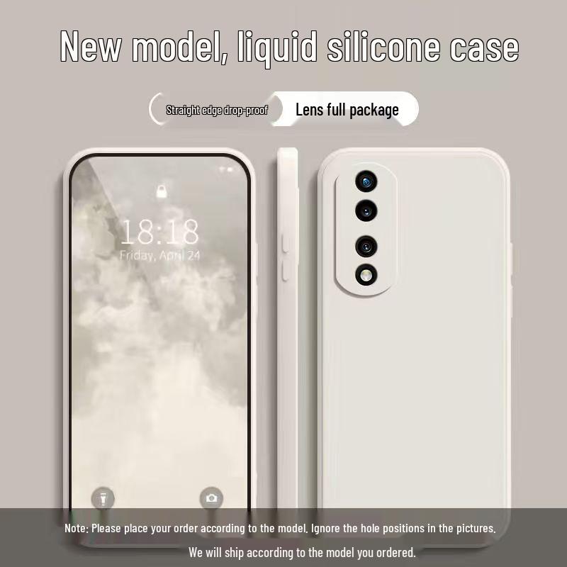 Honor 70 Pro+ Solid Color Liquid Full Coverage Anti-drop Soft Phone Case